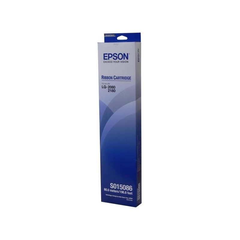 Ribon Original Epson Black, S015086, pentru FX-2170| LQ-2180, (timbru verde 0.15 lei) "C13S015086"(RAPO)