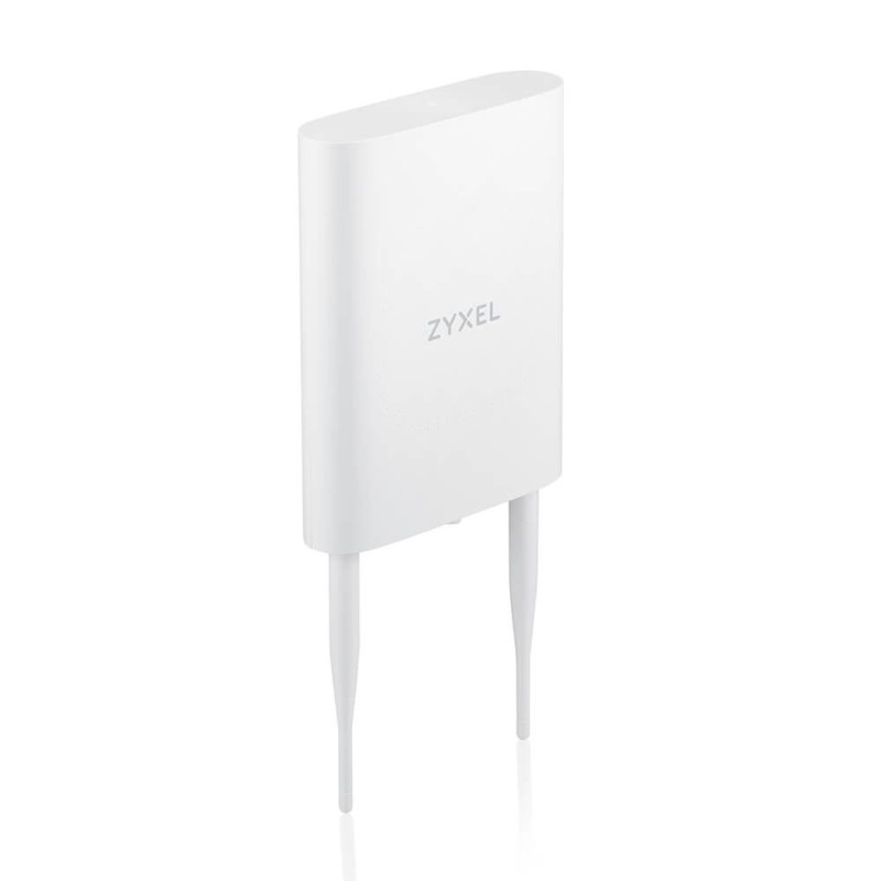 ACCESS POINT ZyXel, interior, 1200 Mbps, port Gigabit x 1, antena externa x 2, PoE, 2.4 - 5 GHz, "NWA55AXE-EU0102F" (timbru verd