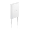 ACCESS POINT ZyXel, interior, 1200 Mbps, port Gigabit x 1, antena externa x 2, PoE, 2.4 - 5 GHz, "NWA55AXE-EU0102F" (timbru verd