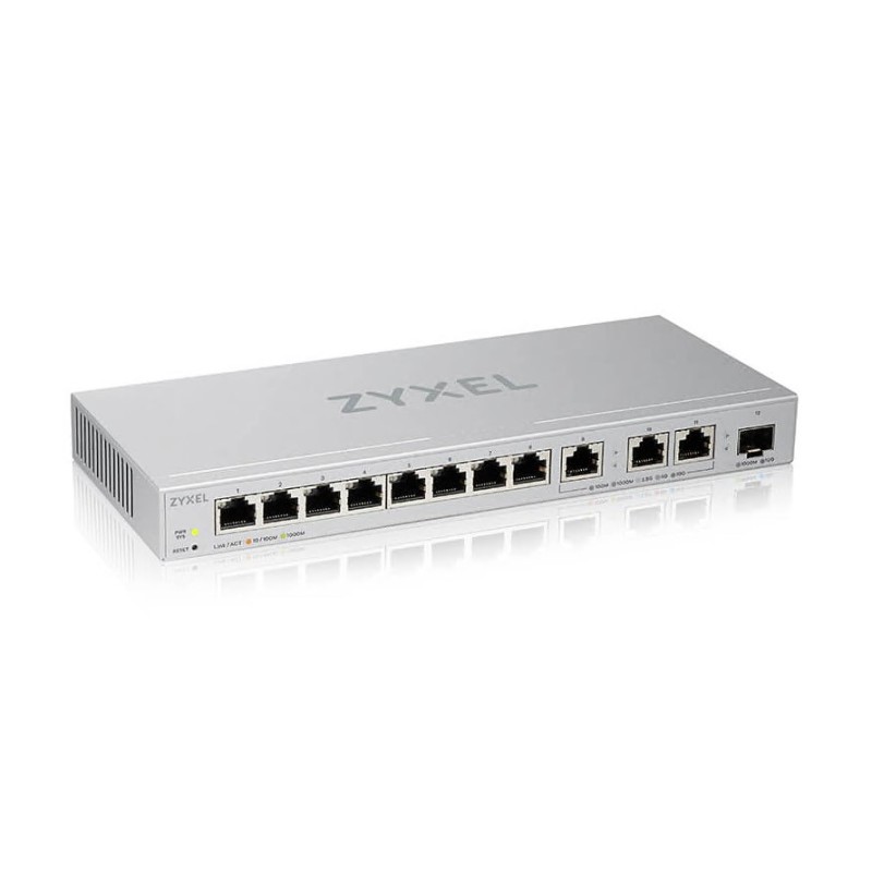 Switch,  Web Managed, Porturi 8 Gigabit, 3 2.5 Gbps, 1 SFP+&nbsp; ZYXEL, "XGS1250-12-ZZ0101F" (timbru verde 2 lei)