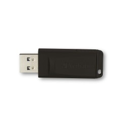 MEMORIE USB VERBATIM SLIDER, USB 2.0, 128GB BLK, "49328" (timbru verde 0.03 lei)
