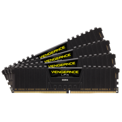 Memorie DDR Corsair DDR4 64 GB, frecventa 2666 MHz, 16 GB x 4 module, radiator, "CMK64GX4M4A2666C16"