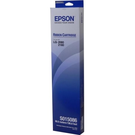 Ribon Original Epson Black, S015086, pentru FX-2170| LQ-2180, (timbru verde 0.15 lei) "C13S015086"(RAPO)