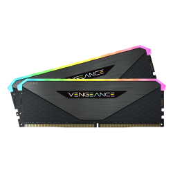 Memorie DDR Corsair DDR4 16 GB, frecventa 3600 MHz, 8 GB x 2 module, radiator, iluminare RGB, "CMN16GX4M2Z3600C18"