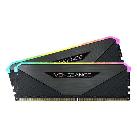 Memorie DDR Corsair DDR4 32 GB, frecventa 3600 MHz, 16 GB x 2 module, radiator, iluminare RGB, "CMN32GX4M2Z3600C18"
