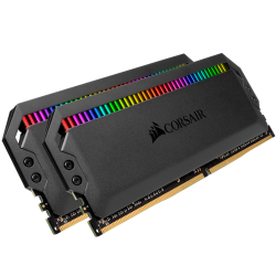 Memorie DDR Corsair DDR4 32 GB, frecventa 3466 MHz, 16 GB x 2 module, radiator, iluminare RGB, "CMT32GX4M2C3466C16"