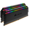 Memorie DDR Corsair DDR4 32 GB, frecventa 3466 MHz, 16 GB x 2 module, radiator, iluminare RGB, "CMT32GX4M2C3466C16"