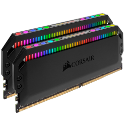 Memorie DDR Corsair DDR4 32 GB, frecventa 3466 MHz, 16 GB x 2 module, radiator, iluminare RGB, "CMT32GX4M2C3466C16"