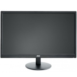 MONITOR AOC 21.5", home, office, TN, Full HD (1920 x 1080), Wide, 200 cd/mp, 5 ms, VGA, DVI, "E2270SWDN" (timbru verde 7 lei)
