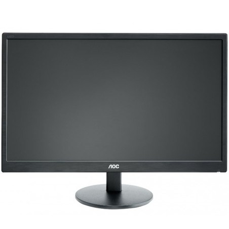 MONITOR AOC 21.5", home, office, TN, Full HD (1920 x 1080), Wide, 200 cd/mp, 5 ms, VGA, DVI, "E2270SWDN" (timbru verde 7 lei)