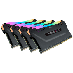 Memorie DDR Corsair DDR4 32 GB, frecventa 3600 MHz, 8 GB x 4 module, radiator, iluminare RGB, "CMW32GX4M4D3600C16"