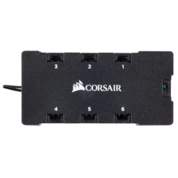 VENTILATOR Corsair, pt carcasa PC, 120 mm, 1600 rpm, LED RGB, 3 ventilatoare, "CO-9050076-WW"