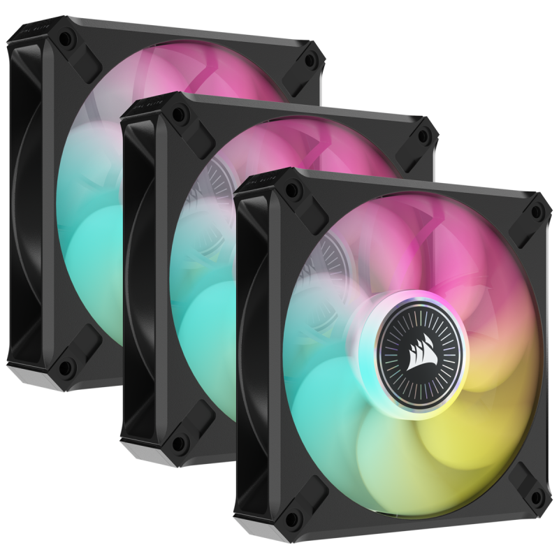 VENTILATOR Corsair, pt carcasa PC, 120 mm, 2000 rpm, LED RGB, 1 ventilator, "CO-9050113-WW"