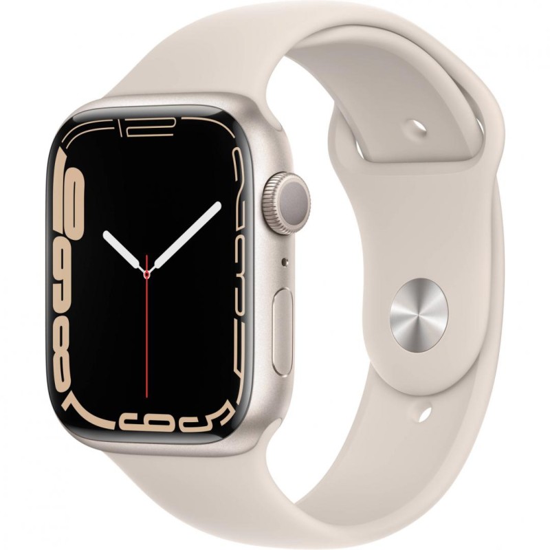 Apple Watch S7 GPS, 45mm, "MKN63" (timbru verde 0.18 lei)