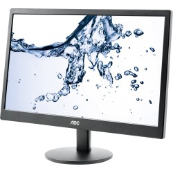 MONITOR AOC 18.5", home, office, TN, HD (FWXGA) (1366 x 768), Wide, 200 cd/mp, 5 ms, VGA, "E970SWN" (timbru verde 7 lei)