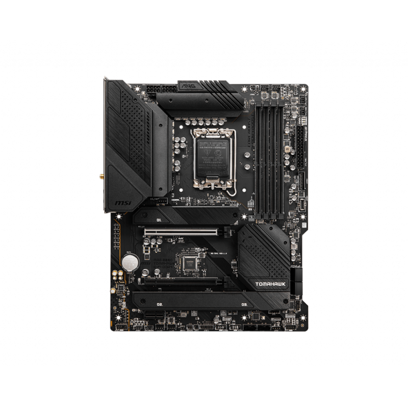 PLACA de BAZA MSI "B660 TOMAHAWK WID4", skt LGA 1700, ATX, Intel B660, 4 x DDR4, max. 128 GB, 6 x SATA, 3 x M.2, 7.1, "B660 TOMA