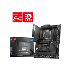 PLACA de BAZA MSI "B660 TOMAHAWK WID4", skt LGA 1700, ATX, Intel B660, 4 x DDR4, max. 128 GB, 6 x SATA, 3 x M.2, 7.1, "B660 TOMA