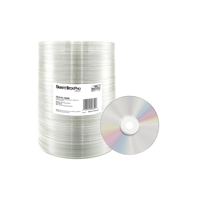 VERBATIM 69828 SMDI PRO CD-R 700MB, wrap 100buc, Printable Matt, "69828"