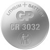 Baterie GP Batteries, butoni (CR3032) 3V lithium, blister 1 buc. "GPCR3032E-2CPU1" "GPPBL3032001" (timbru verde 0.01  lei)