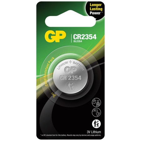 Baterie GP Batteries, butoni (CR2354) 3V lithium, blister 1 buc. "GPCR2354E-2CPU1" "GPPBL2354001" (timbru verde 0.01  lei)