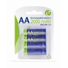 ACUMULATOR GEMBIRD  AA (R6), 1.2V NiMH  2000mAh, 4 buc., "EG-BA-AA20R4-01" (timbru verde 0.16 lei)