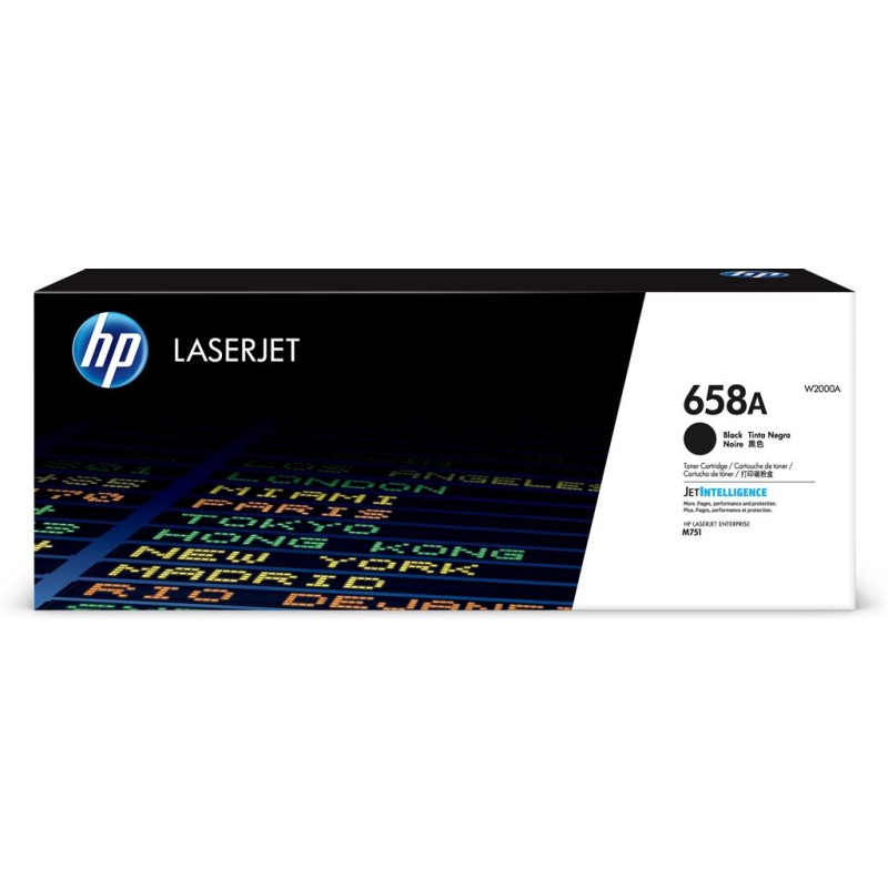 Toner Original HP Black, nr.658A, pentru HP Color LaserJet Enterprise M751, 7K, (timbru verde 1.2 lei) , "W2000A"