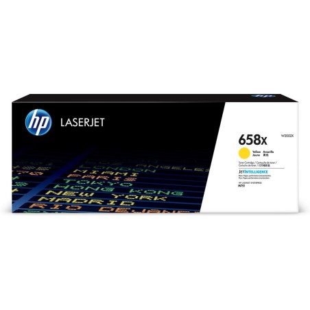 Toner Original HP Yellow, nr.658X, pentru HP Color LaserJet Enterprise M751, 28K, (timbru verde 1.2 lei) , "W2002X"