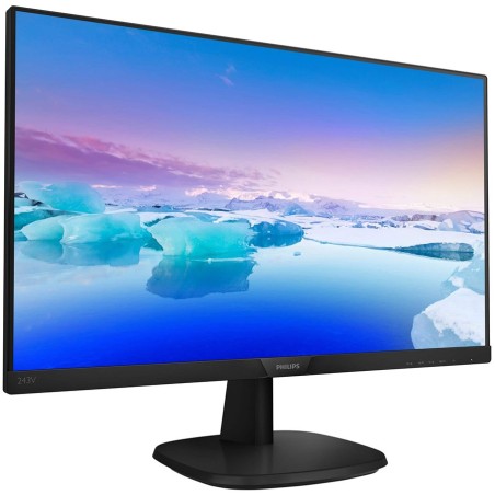 MONITOR  Philips 23.8 inch, home | office, IPS, Full HD (1920 x 1080), Wide, 250 cd/mp, 4 ms, DisplayPort | VGA | HDMI, "243V7QJ