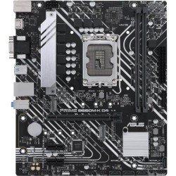 PLACA de BAZA Asus "Prime B660M-K D4", skt LGA 1700, mATX, Intel B660, 4 x DDR4, max. 128 GB, 4 x SATA, 2 x M.2, 7.1, "Prime B66