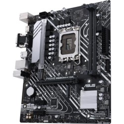 PLACA de BAZA Asus "Prime B660M-K D4", skt LGA 1700, mATX, Intel B660, 4 x DDR4, max. 128 GB, 4 x SATA, 2 x M.2, 7.1, "Prime B66