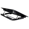 STAND SPACER notebook 17" Gaming, sita metal, 2xfan 14cm, turatie reglabila 800-1200rpm, ajustabil pe inaltime 5 trepte, Airflow