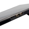 STAND SPACER notebook 17" Gaming, sita metal, 2xfan 14cm, turatie reglabila 800-1200rpm, ajustabil pe inaltime 5 trepte, Airflow