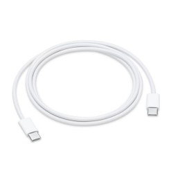 CABLU alimentare si date smartphone Apple, USB Type-C (T) la USB Type-C (T), cauciuc, lungime 1 m, alb, "mm093zm/a" (timbru verd