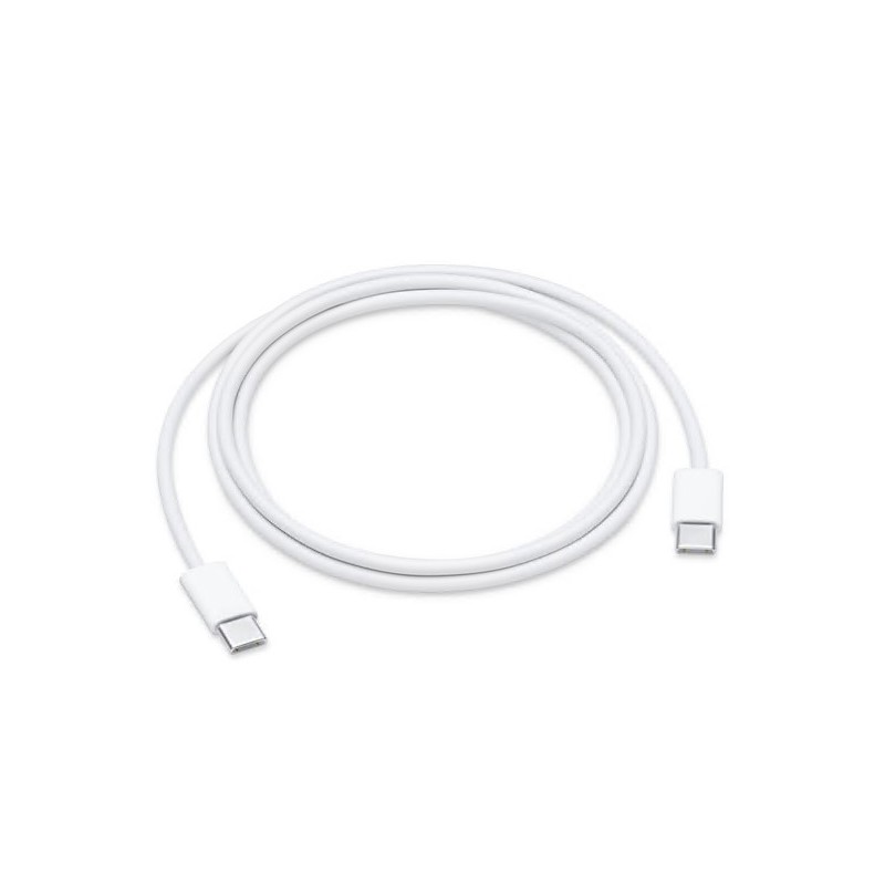 CABLU alimentare si date smartphone Apple, USB Type-C (T) la USB Type-C (T), cauciuc, lungime 1 m, alb, "mm093zm/a" (timbru verd
