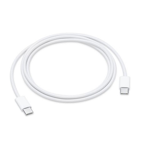 CABLU alimentare si date smartphone Apple, USB Type-C (T) la USB Type-C (T), cauciuc, lungime 1 m, alb, "mm093zm/a" (timbru verd