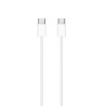 CABLU alimentare si date smartphone Apple, USB Type-C (T) la USB Type-C (T), cauciuc, lungime 1 m, alb, "mm093zm/a" (timbru verd