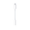 CABLU adaptor audio smartphone Apple, Lightning (T) la Jack 3.5 mm (M), cauciuc, alb, "mmx62zm/a" (timbru verde 0.08 lei)