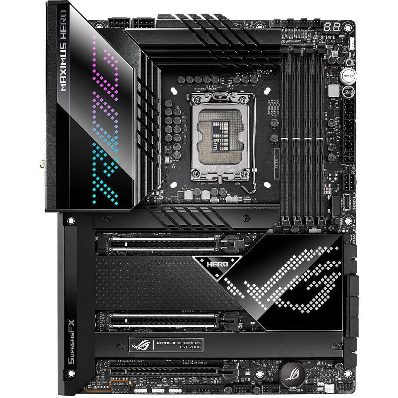 PLACA de BAZA Asus "MAXIMUS Z690 HERO", skt LGA 1700, ATX, Intel Z690, 4 x DDR5, max. 128 GB, 6 x SATA, 3 x M.2, 7.1, "MAXIMUS Z