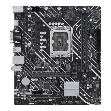 PLACA de BAZA Asus "PRIME H610M-D D4", skt LGA 1700, mATX, Intel H610, 2 x DDR4, max. 64 GB, 4 x SATA, 1 x M.2, 7.1, "PRIME H610