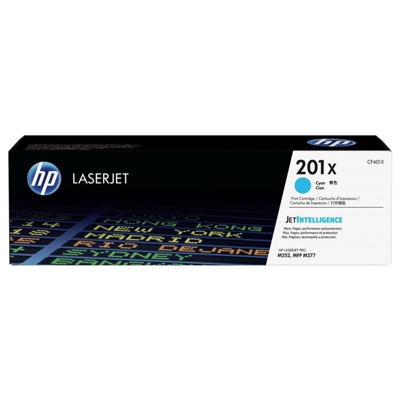 Toner Original HP Cyan, nr.201X, pentru Color LaserJet Pro M252|M274|M277, 2.3K, (timbru verde 1.2 lei) , "CF401X"
