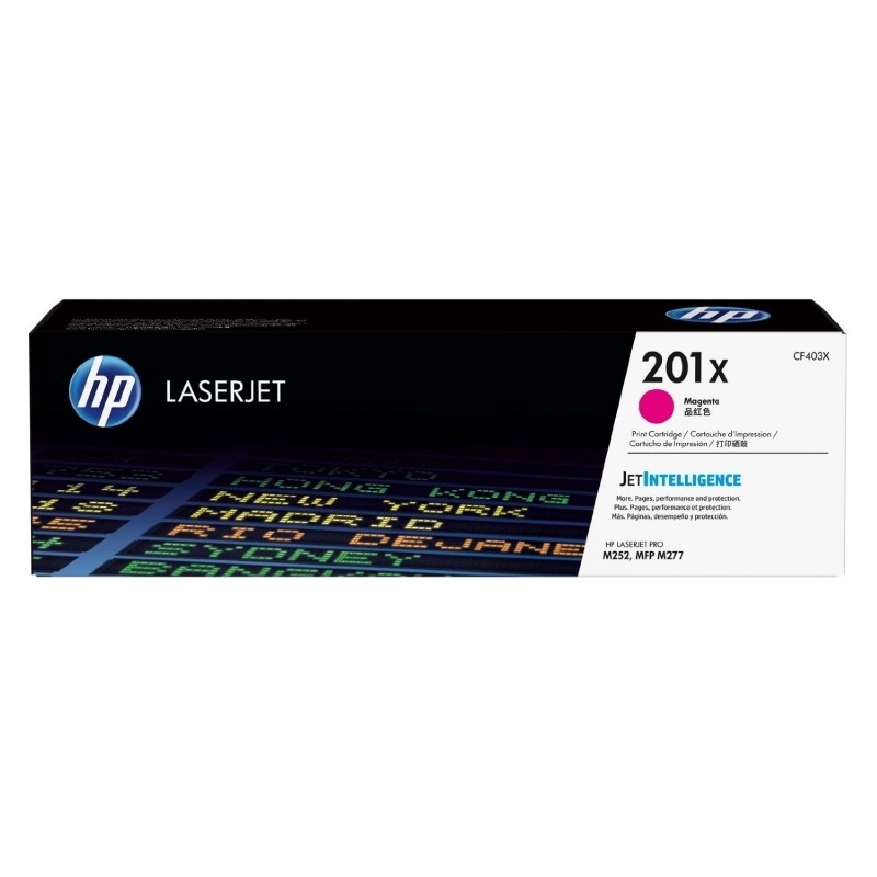 Toner Original HP Magenta, nr.201X, pentru Color LaserJet Pro M252|M274|M277, 2.3K, (timbru verde 1.2 lei) , "CF403X"
