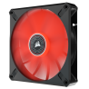 VENTILATOR Corsair, pt carcasa PC, 140 mm, 1600 rpm, LED rosu, 1 ventilator, "CO-9050123-WW"