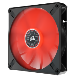 VENTILATOR Corsair, pt carcasa PC, 140 mm, 1600 rpm, LED rosu, 1 ventilator, "CO-9050123-WW"