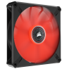 VENTILATOR Corsair, pt carcasa PC, 140 mm, 1600 rpm, LED rosu, 1 ventilator, "CO-9050123-WW"
