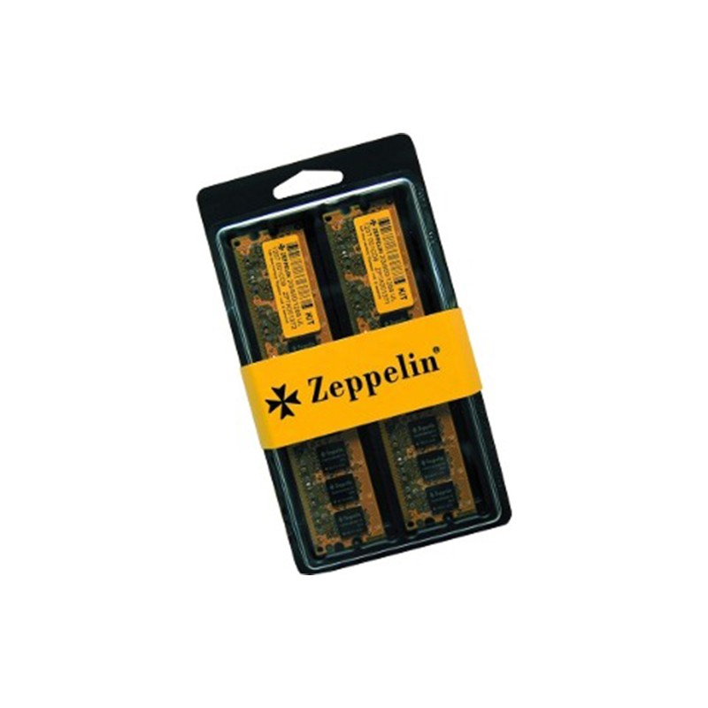 Memorie DDR Zeppelin DDR4 8GB frecventa 2400 Mhz (kit 2x 4GB) dual channel kit (retail) "ZE-DDR4-8G2400-KIT"
