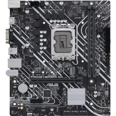 PLACA de BAZA Asus "PRIME H610M-K D4", skt LGA 1700, mATX, Intel H610, 2 x DDR4, max. 64 GB, 4 x SATA, 1 x M.2, 7.1, "PRIME H610