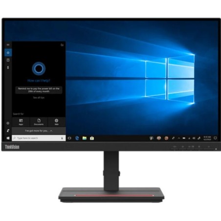 MONITOR Lenovo 21.5 inch, home | office, VA, Full HD (1920 x 1080), Wide, 250 cd/mp, 6 ms, HDMI | VGA, "62C6KAT1EU" (timbru verd