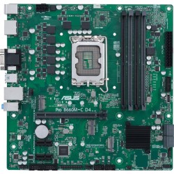 PLACA de BAZA Asus "PRO B660M-C D4-CSM", skt LGA 1700, mATX, Intel B660, 4 x DDR4, max. 128 GB, 4 x SATA, 2 x M.2, 7.1, "PRO B66