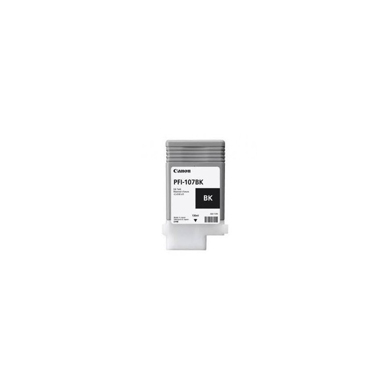 Cartus Cerneala Original Canon Black, PFI-107BK, pentru IPF 670|680|685|770|780|785, , (timbru verde 0.15 lei),NOPP, "CF6705B001