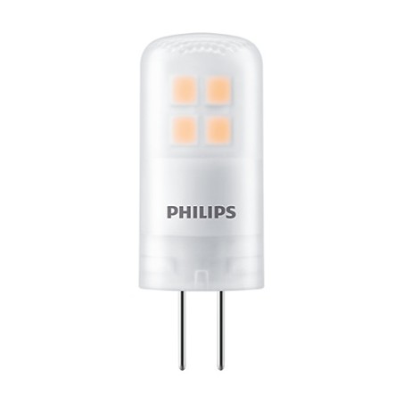 BEC LED Philips, soclu G4, putere 1.8W, forma capsula, lumina alb calda, alimentare 220 - 240 V, "000008718699767631" (timbru ve